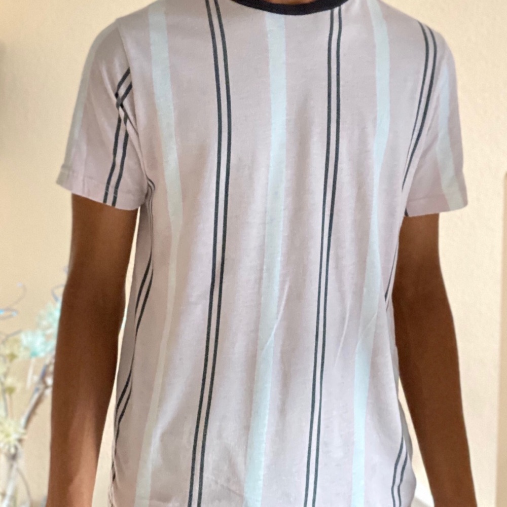 Blackjack vertical striped T-shirt